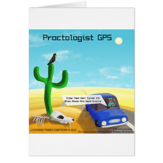 Funny Proctology Cards (Front)