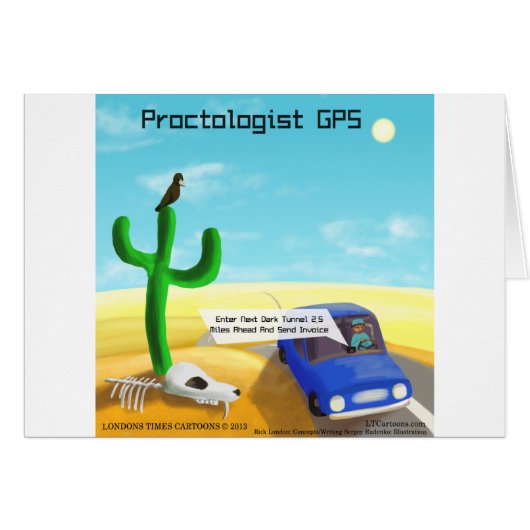 Funny Proctology Cards (Front Horizontal)