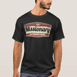 Funny Profession Quote Vintage Missionary T-Shirt