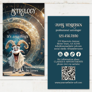 Funny Professional Astrologer Business Card