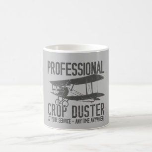 Funny Professional Crop Duster Fart Joke Gift Coffee Mug