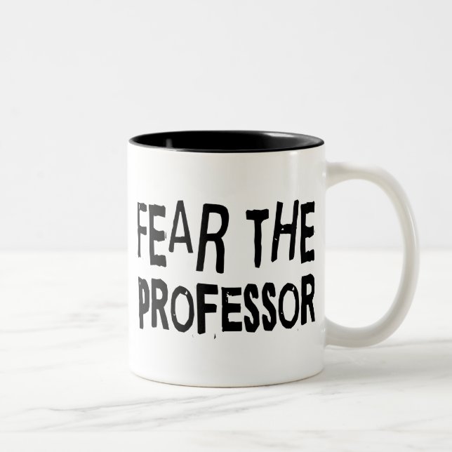 Funny Professor Two-Tone Coffee Mug (Right)