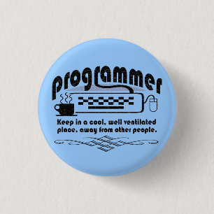 Funny Programmer Button
