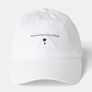 Funny Programmer Cap - Powered by Coffee and Bug
