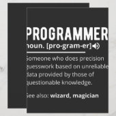 Funny Programmer Code Developer Meaning Definition (Front/Back)