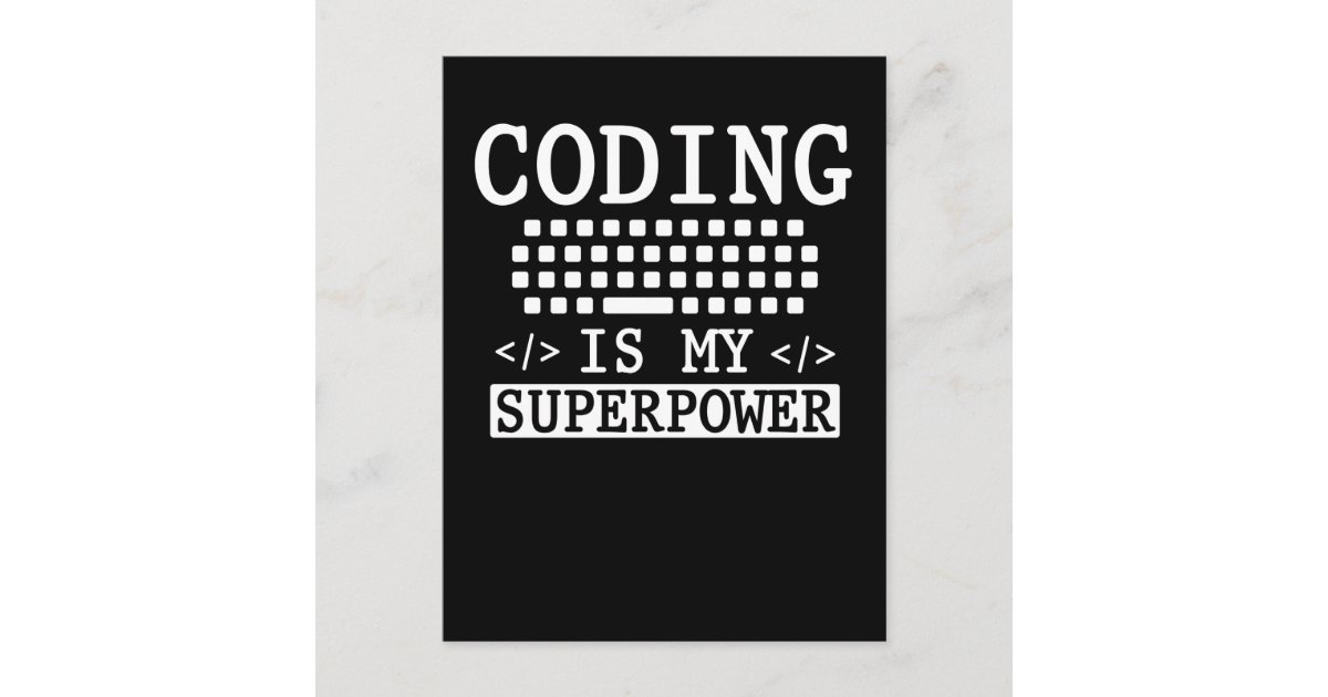 Funny Programmer Computer Science Coder Postcard | Zazzle