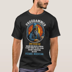 Funny Programmer Definition Computer Scientists An T-Shirt