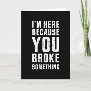 Funny Programmer Gift for Coding Geeks Card