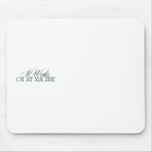 Funny Programmer — Gift Mouse Pad