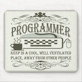 Funny Programmer Mouse Pad
