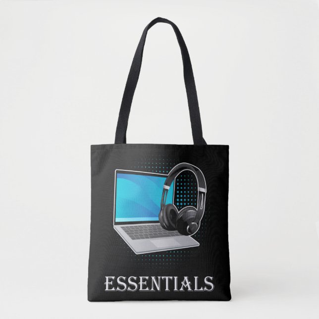 Funny Programming Life Online Gamer Equipment Tote Bag (Front)