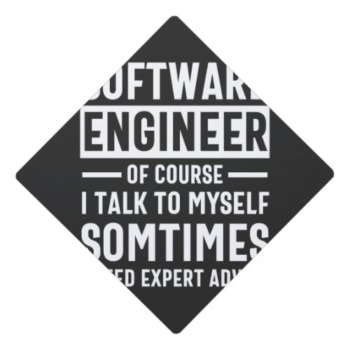 Funny Programming Software Engineer Gift Graduation Cap Topper