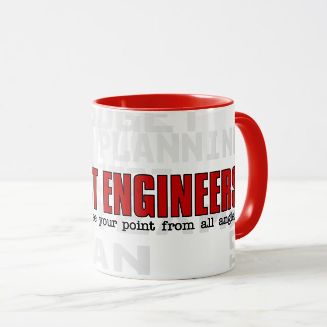 Funny Project Management Engineer with Name Mug (Front Right)