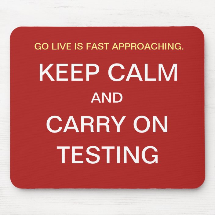 Funny Project Manager Gift Go Live Testing Joke Mouse Pad Zazzle Com