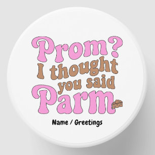Funny Prom? I Thought You Said Parm Aesthetic Food Mini Candle Favors