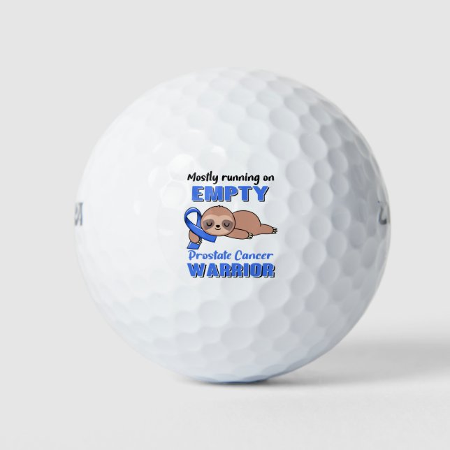 Funny Prostate Cancer Awareness Gifts Golf Balls (Front)