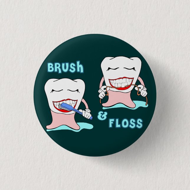 Funny Prosthodontist Apparel Button (Front)