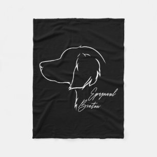 Funny Proud Epagneul Breton Profile Dog Mom Huntin Fleece Blanket