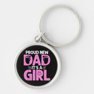 Funny Proud New Dad Gift For Men Father's Day It's Keychain
