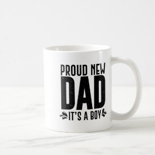 Funny Proud New Dad It's A Boy Gift For Men Cool N Coffee Mug