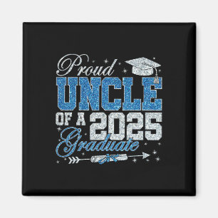 Funny Proud Uncle Of A 2025 Graduate Family Gradua Magnet