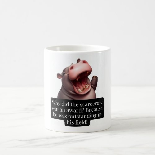 funny proverb Hippo Coffee Mug