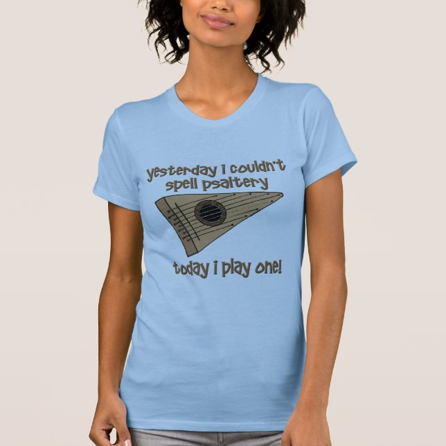 funny psaltery T-Shirt (Front)