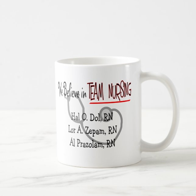 Funny Psych Nurse T-Shirts and Gifts Coffee Mug (Right)