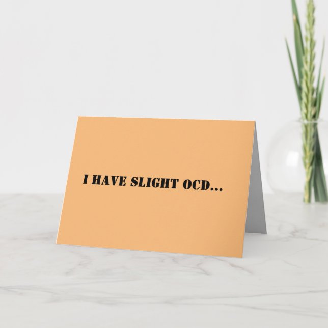 Funny Psychology Love Card (Front)