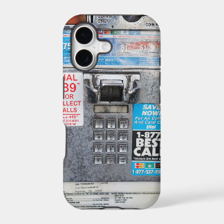 Funny Public Pay Phone Booth iPhone 17 Case
