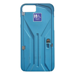 Funny Public Portable Toilet iPhone 8/7 Case