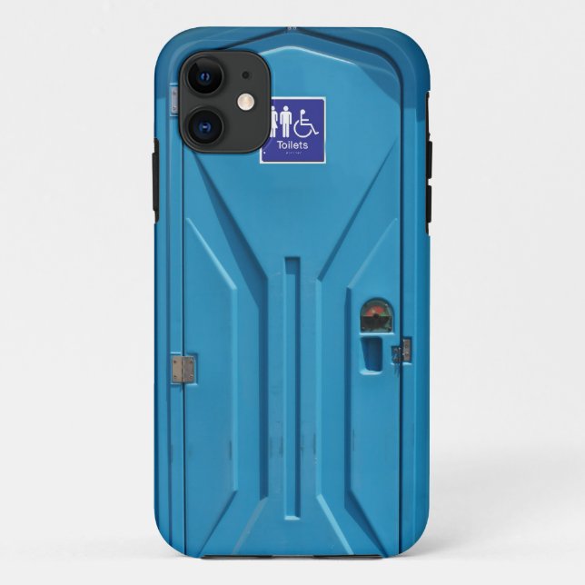 Funny Public Portable Toilet Case-Mate iPhone Case (Back)