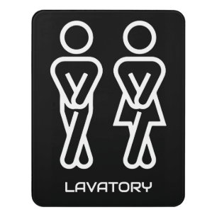 Funny Public Toilet Door Sign
