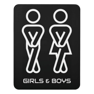 Funny Public Toilet Door Sign