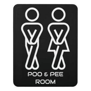 Funny Public Toilet Door Sign