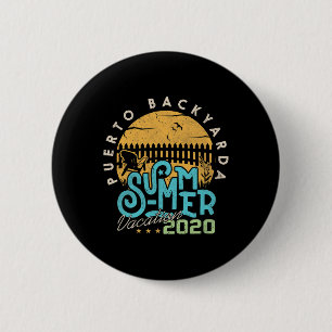 Funny Puerto Ckyarda Travel Vacation  Button