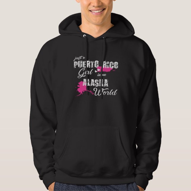 Funny Puerto Rico Shirt Just a Puerto Rico girl in (Front)