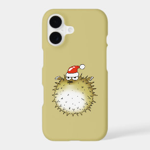 Funny Puffer Fish Christmas iPhone 17 Case