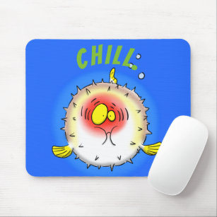 Puffer Fish Mouse Pads & Desk Mats