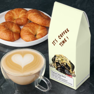 Funny Pug Dog Roasted Coffee Personalized Gift