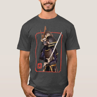 Funny Pug Owner Tee Samurai Pug Bushido Warrior Wi