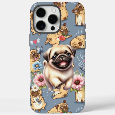 Funny Pugs  iPhone 16 Pro Max Case
