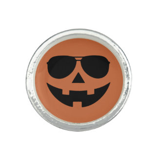 Funny Pumpkin Face Halloween Gift Ring