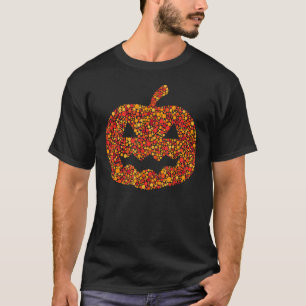 Funny Pumpkin Fall Harvest Polka Dot International T-Shirt