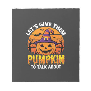 Funny Pumpkin Halloween Pun Design2 (1)_1 Notepad