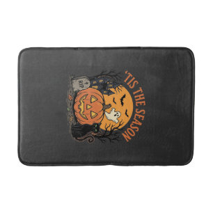 Funny Pumpkin Halloween Pun Design2 (2)_1 Bath Mat