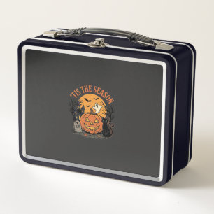 Funny Pumpkin Halloween Pun Design2 (2)_1 Metal Lunch Box