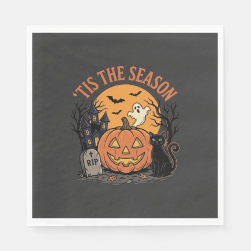 Funny Pumpkin Halloween Pun Design2 (2)_1 Napkins