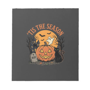 Funny Pumpkin Halloween Pun Design2 (2)_1 Notepad