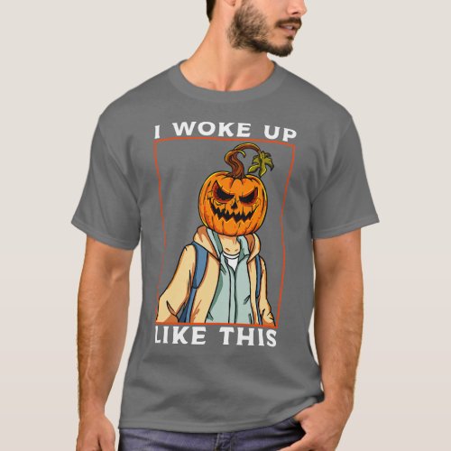 Funny Pumpkin Meme Graphic Men Kids Women Hallowee T_Shirt